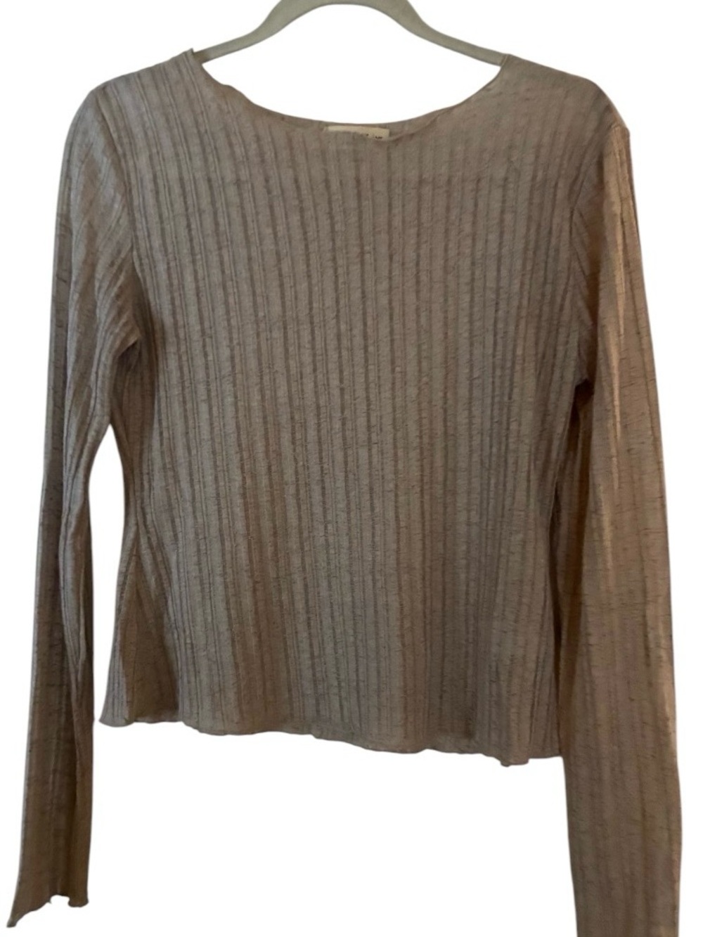 Natural Life Pearl Knit Layering Top Sz XL